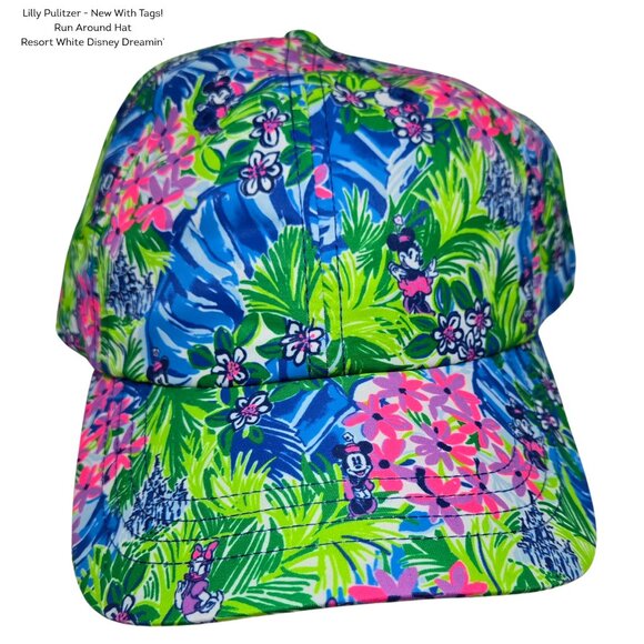 NWT Lilly Pulitzer Run Around Hat in Disney Dreamin - Picture 5 of 5